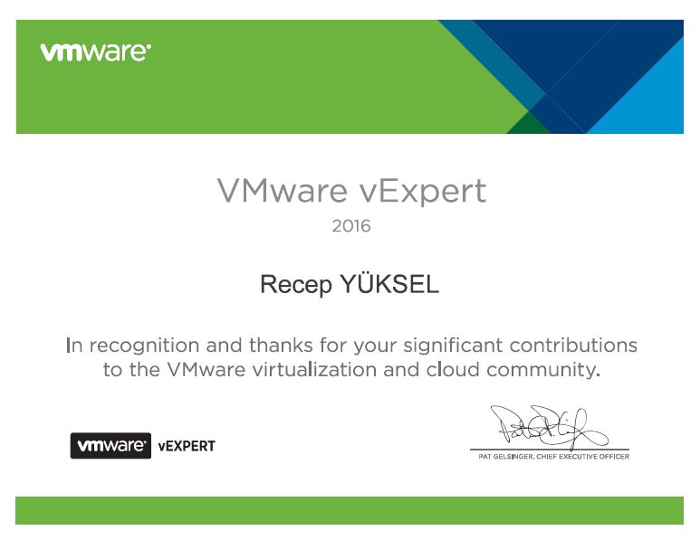 vExpert_2016_RecepYUKSEL