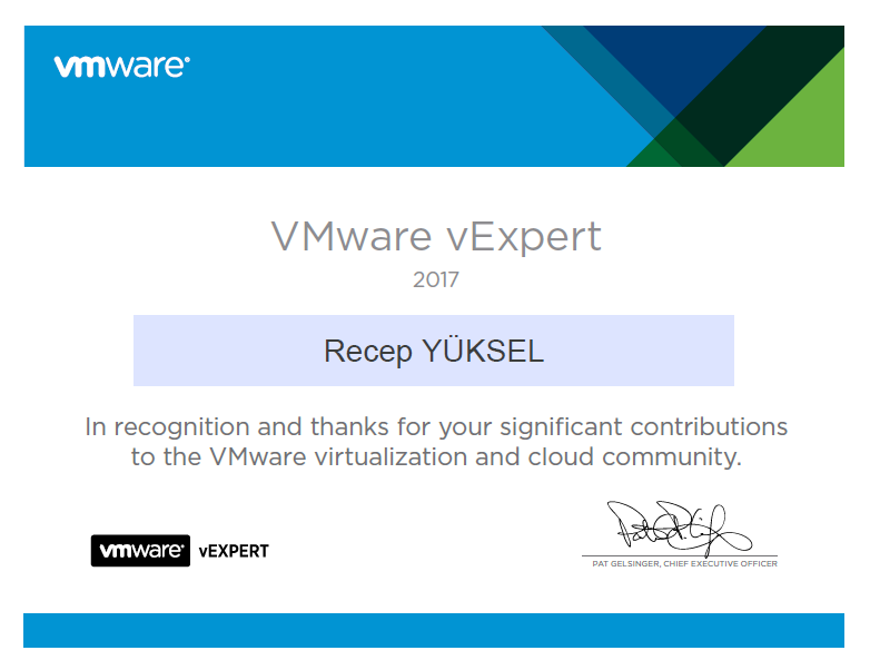 VMware_vExpert_2017_RecepYUKSEL